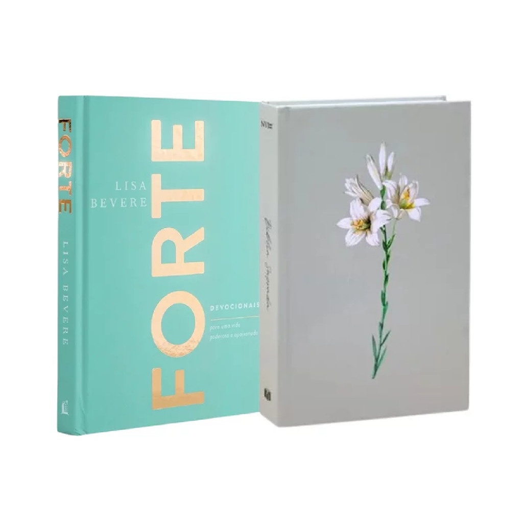 Kit Amor & Fé: Bíblia e Devocional Forte