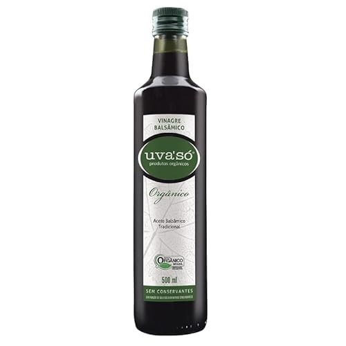 Kit 2X: Vinagre Balsâmico Orgânico Uva Só 500ml