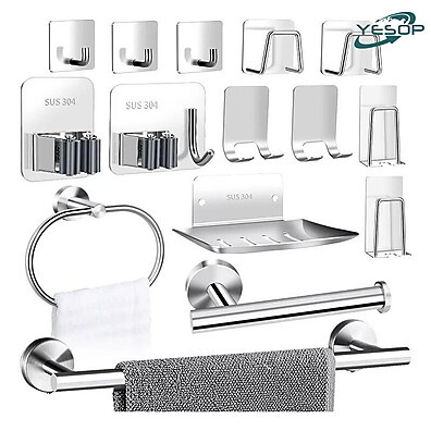 Kit Banheiro 15 Peças: Organize com Estilo!
