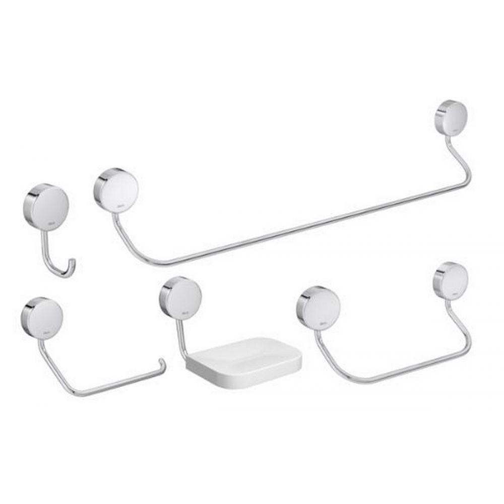 Kit Banheiro Deca Net: 5 Peças Cromadas Elegantes