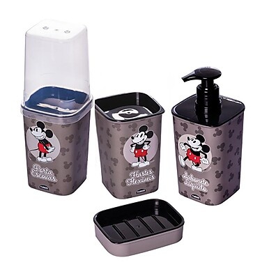 Kit Banheiro Mickey: Organize com Magia!