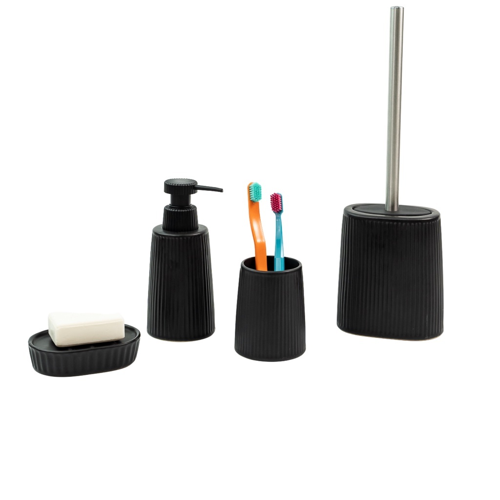 Kit Banheiro Oikos: Elegância em 4 Peças