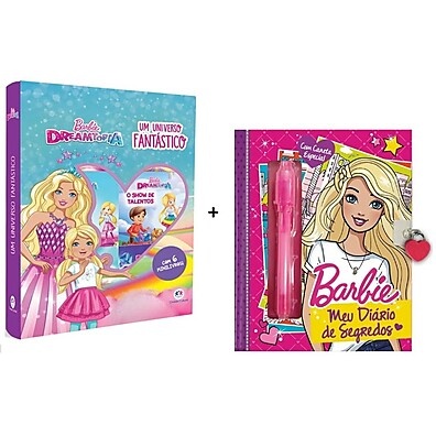Kit Barbie Dreamtopia: 6 Minilivros + Diário de Segredos