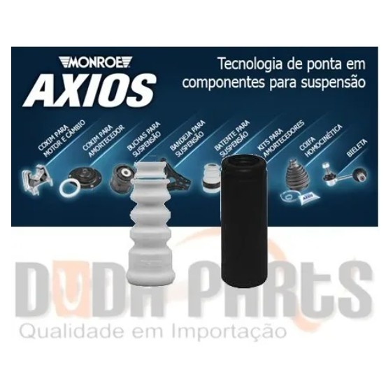 Kit Batente Coifa Amortecedor Traseiro: Axios