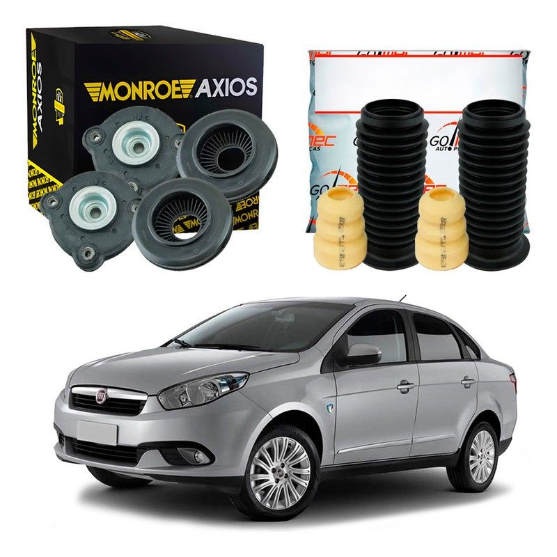 Kit Batente Dianteiro: Axios e Go Mec para Seu Siena