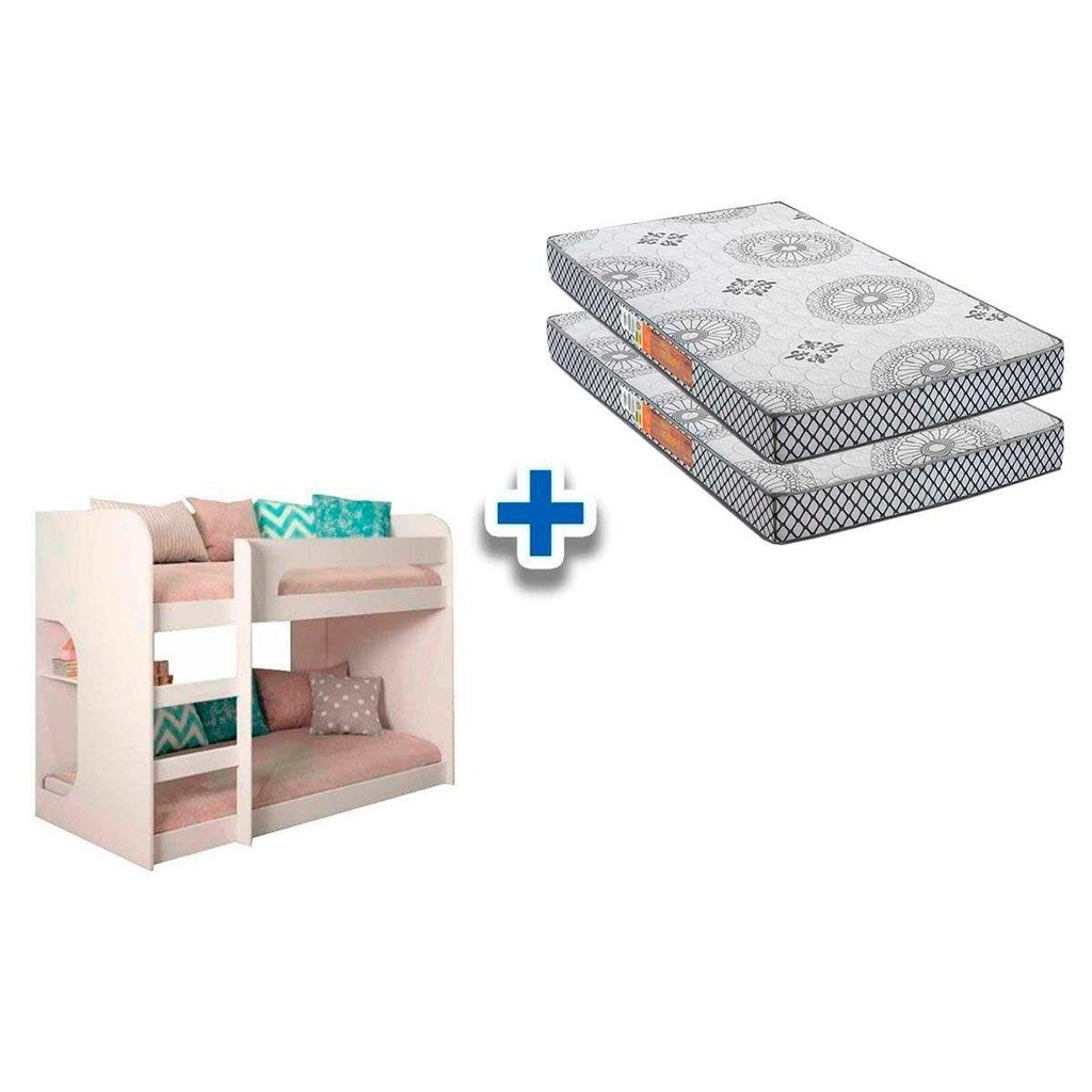 Kit Beliche Ema + Colchão Pérola: Conforto e Segurança!
