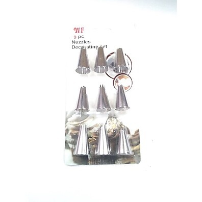 Kit Bicos Inox 9pcs Blessed Theoto Rizzo – Perfeito para Confeitaria Profissional