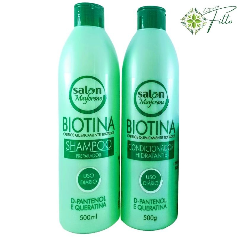 Kit Biotina para Cabelos Fortes e Crescimento Acelerado