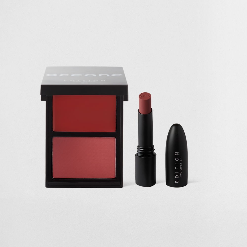 Kit Blush + Batom Terracota Océane: Cor e Vida!