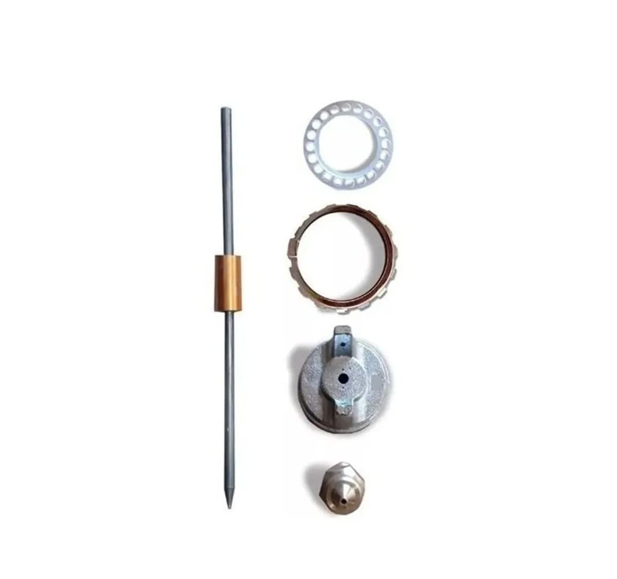 KIT REPARO PARA PISTOLA DE PINTURA, BICO 1,2 - AGULHA - BOCA