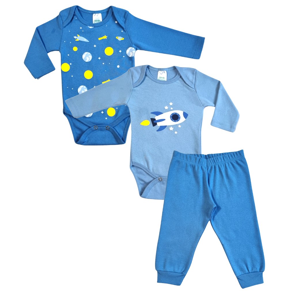 Kit Body Bebê Inverno: Conforto e Estilo!