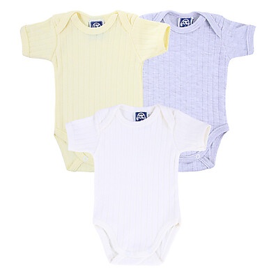 Kit Body Bebê Pop Cute Suedine - 3 Peças Super Conforto