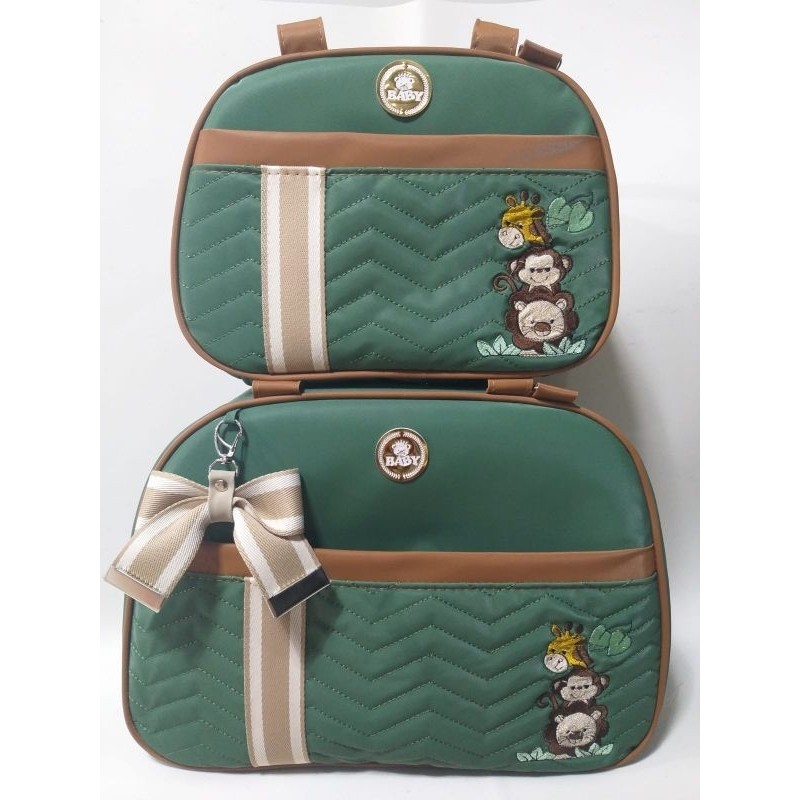 Kit Bolsa Maternidade Safari: Essencial e Estiloso!