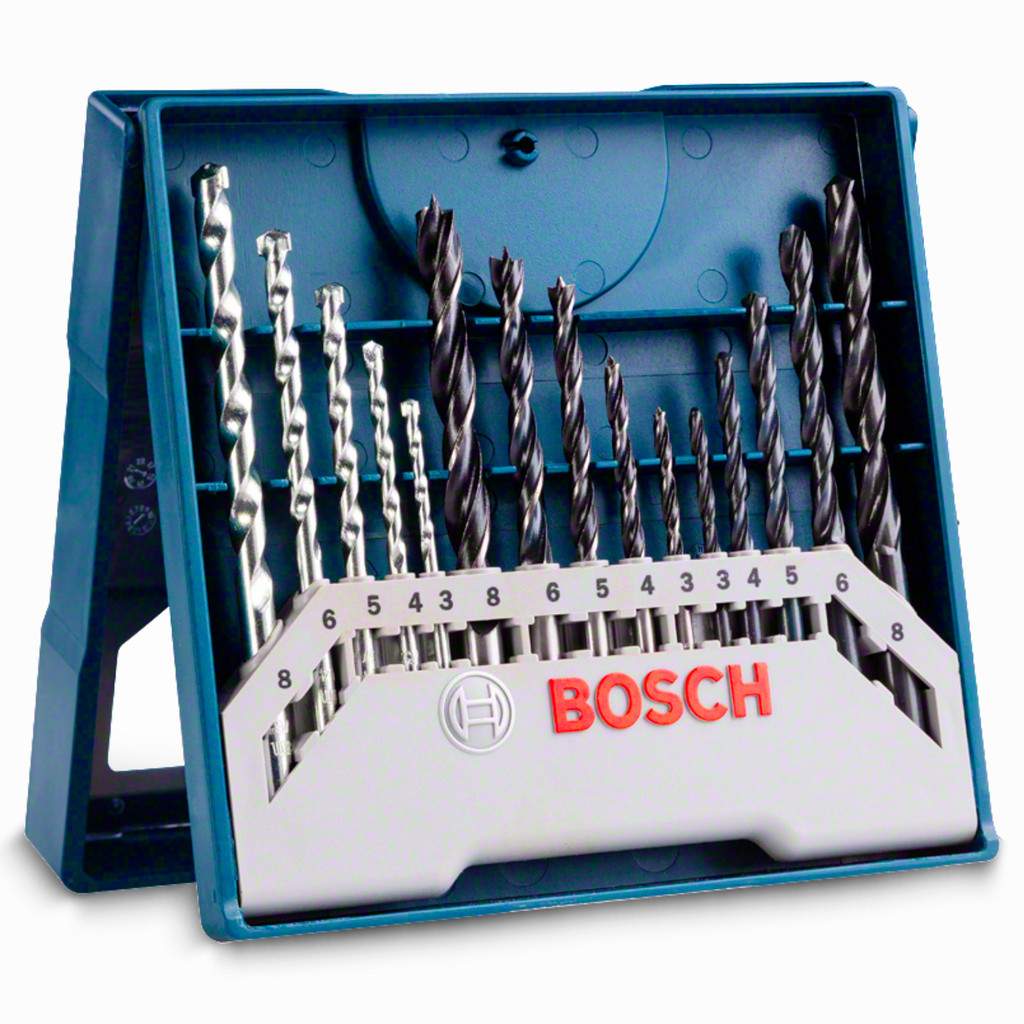Kit Brocas Bosch X-Line: 15 Peças para Todas as Suas Perfuracões