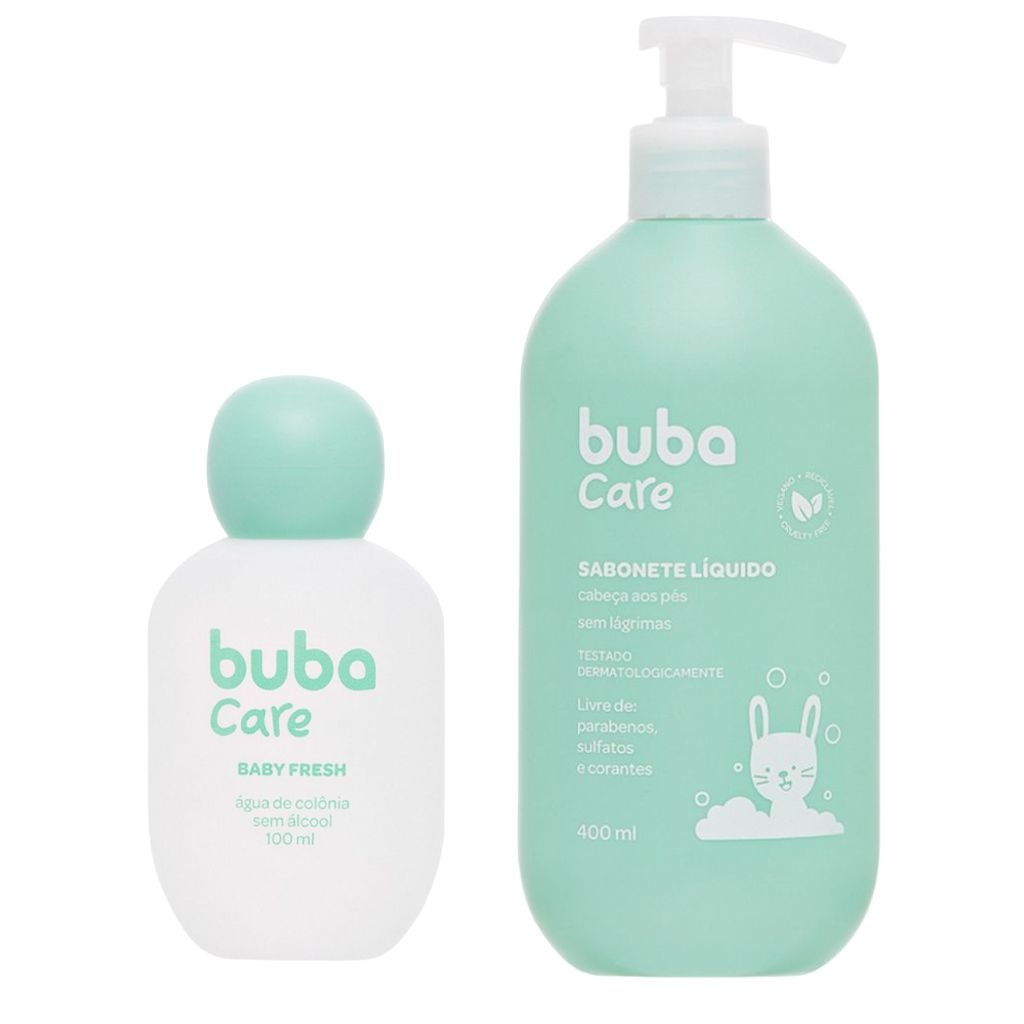 Kit Buba Care Baby Fresh: Banho e Perfume para Bebê