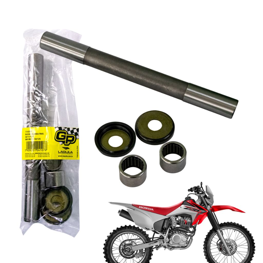 Kit Bucha Balança Traseira Honda: 5 Peças para CRF 230 e NXR Bros