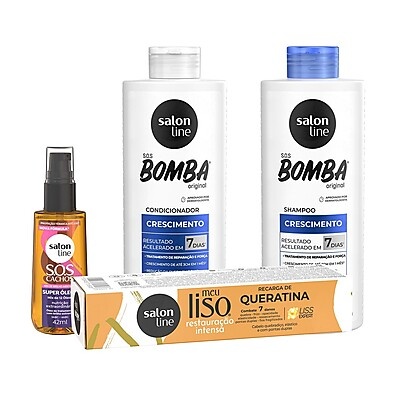 Kit Cabelos Ondulados: Crescimento & Hidratação