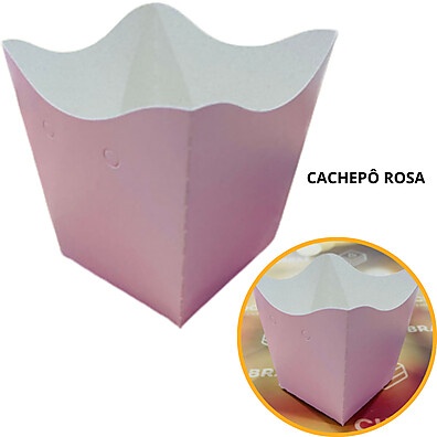 Kit CachePô Rosa com 10 a 50 Unidades – Decore sua Festa!