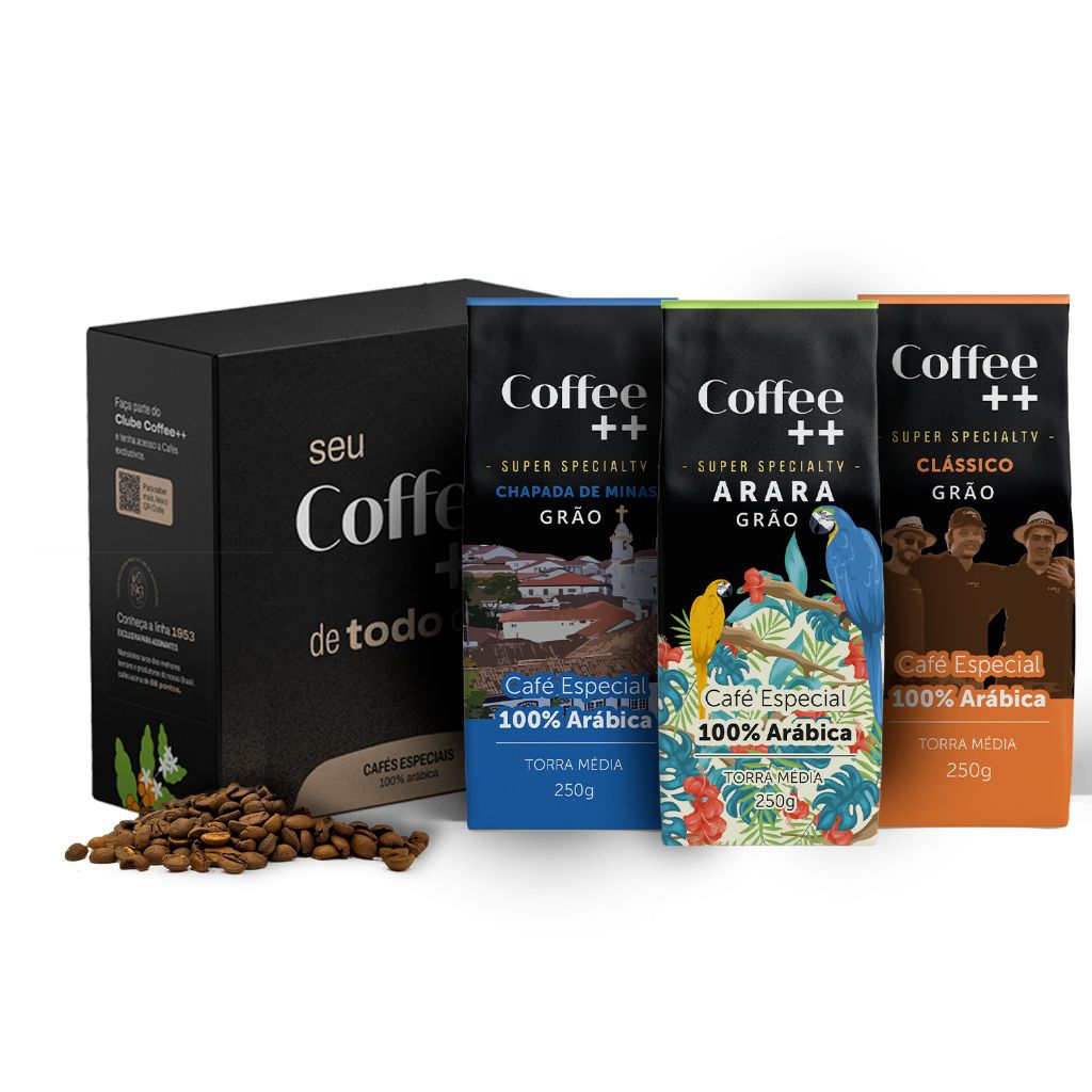 Kit Café Especial: Clássico, Chapada e Arara