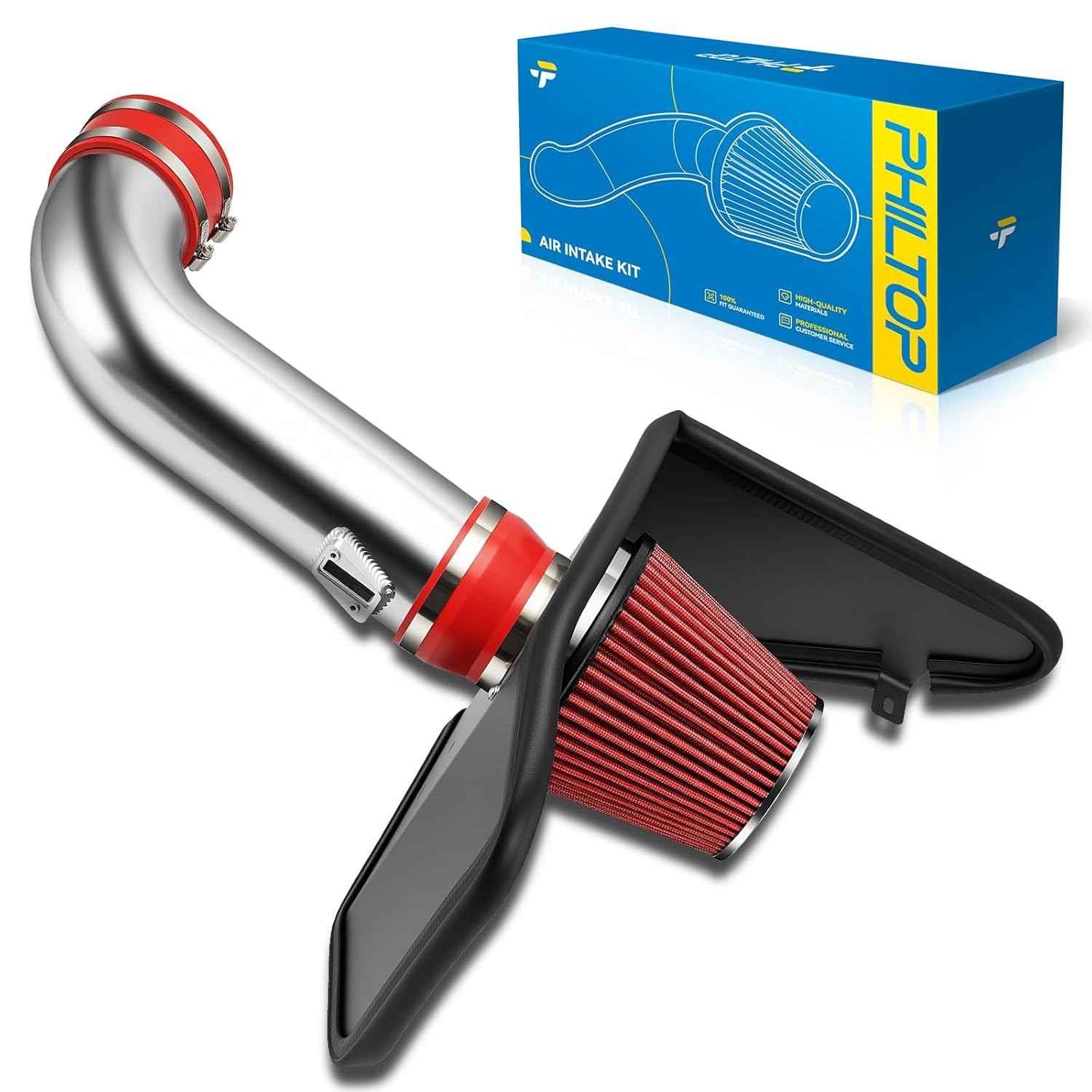 Kit Admissão Ar Frio PHILTOP 10cm para Chevrolet Camaro 6.2L V8 (2010-2015) - Potência e Desempenho Otimizados