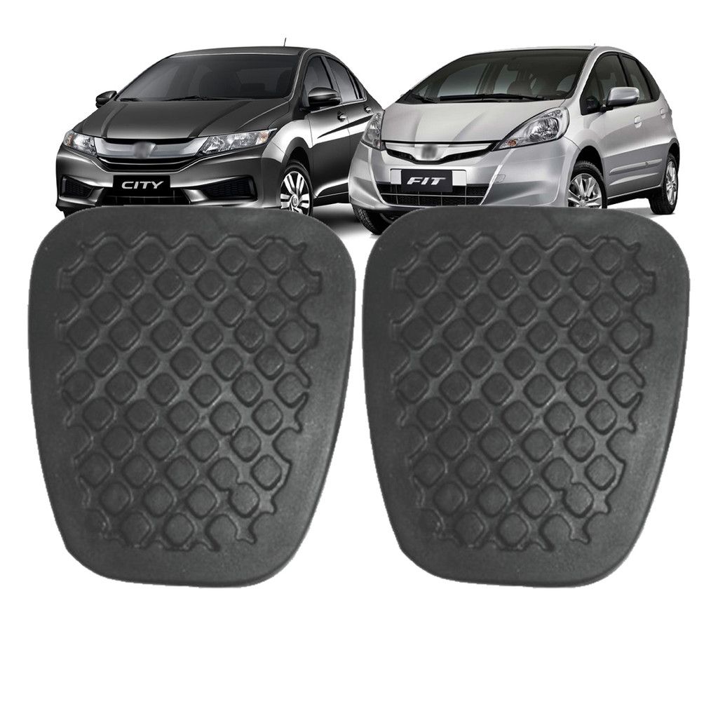 Kit Capa Pedal Freio e Embreagem Honda Fit e City