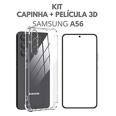 Kit Capa + Película Samsung A56: Proteção Total!