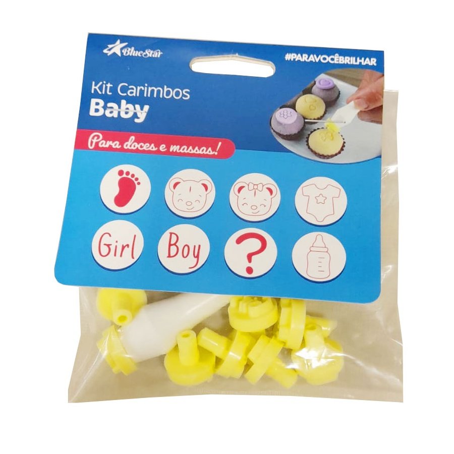 Kit Carimbo Baby: 8 Designs Delicados!