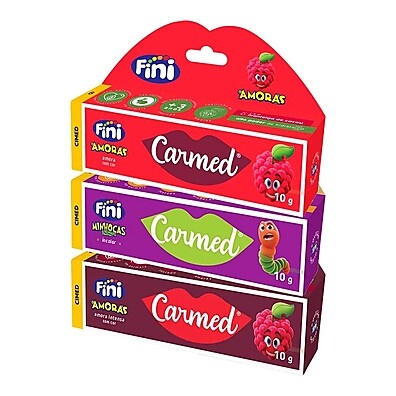 Kit Carmed Fini Amora, Intensa e Minhoca 10g – Azedinho e Refrescante!