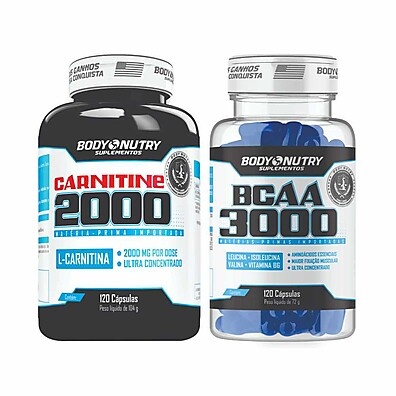 Kit Carnitina + BCAA: Energia e Recuperação