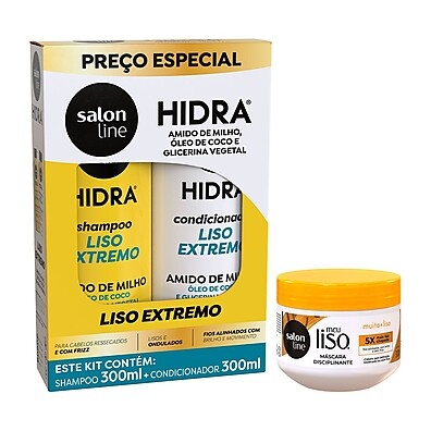 Kit Carol Lima: Liso Perfeito e Sem Frizz!