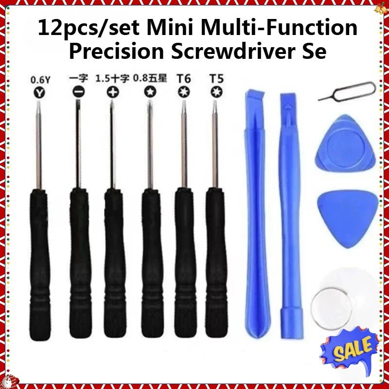Kit Chave de Precisão 12pçs: Repare Seus Dispositivos!