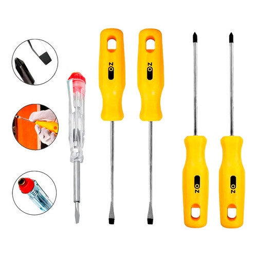 Kit Chaves + Teste Elétrico Oz: 6 Peças + CT100