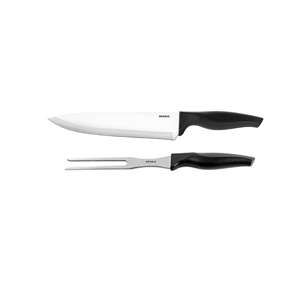 Kit Churrasco Brinox Cross: Faca e Garfo Perfeitos!