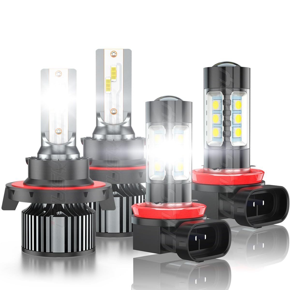 Kit Lâmpadas LED CHUSYYRAY para Mini Cooper 2010-2011: Farol Alto/Baixo e Neblina 50W 6500K - Iluminação Potente e Duradoura