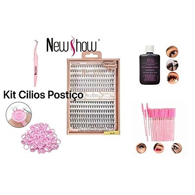 Kit Cílios Postiços New Show: Salon em Casa!