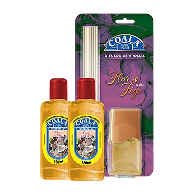 Kit Coala Flor de Figo: Limpeza e Aroma Relaxante