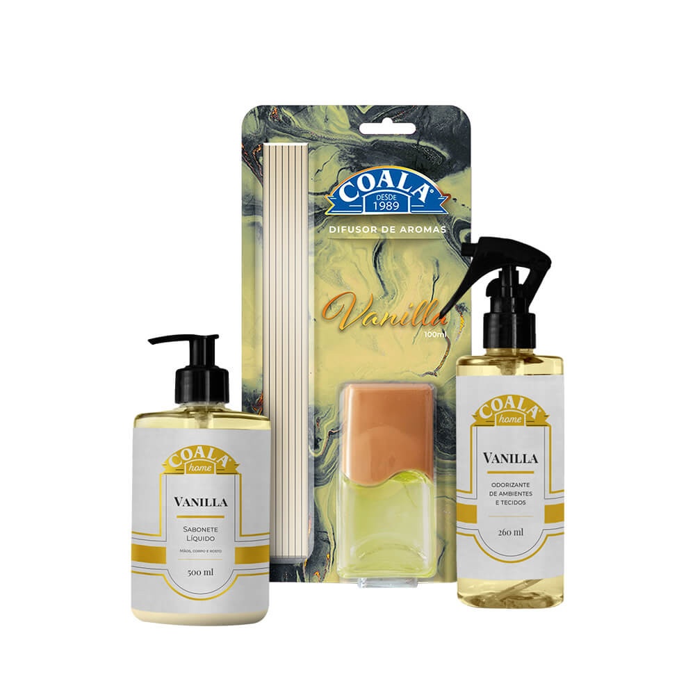Kit Coala Vanilla: Aconchego e Perfume para o seu Lar