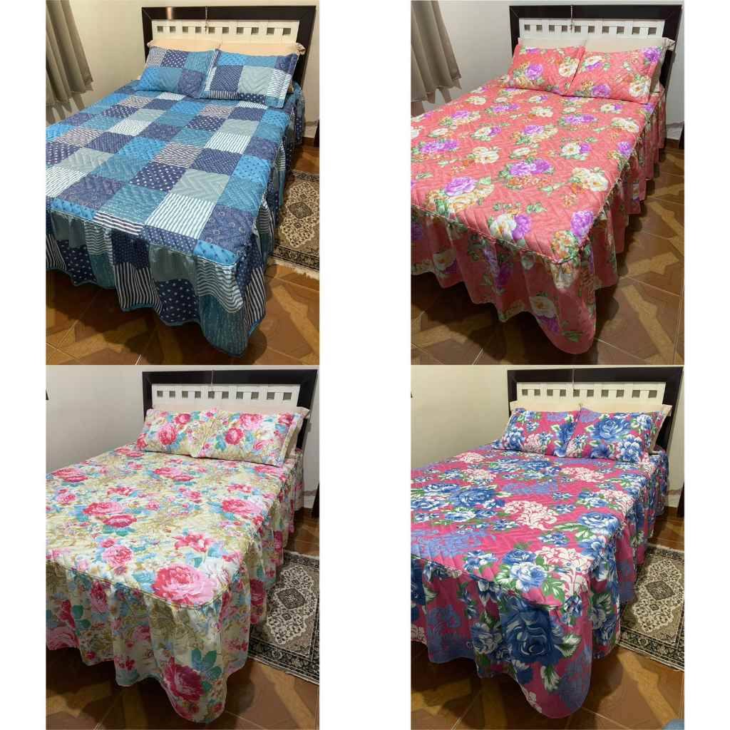 Kit Cobre Leito Matelado 3 Peças para Cama Box – Sofisticação e Qualidade em Seu Quarto