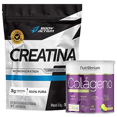 Kit Colágeno + Creatina: Beleza e Performance em Um Só