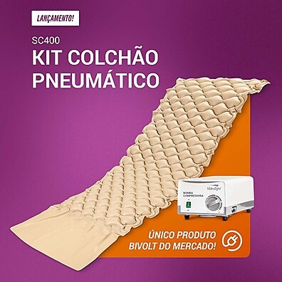 Kit Colchão Pneumático Ortopédico – Prevenção de Escaras