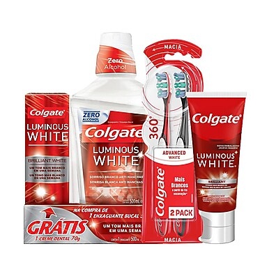 Kit Colgate Luminous White: Sorriso Radiante!