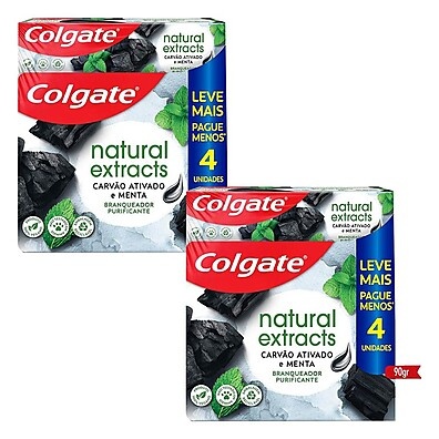 Kit Colgate Natural Extracts: Brilho Natural e Refrescância