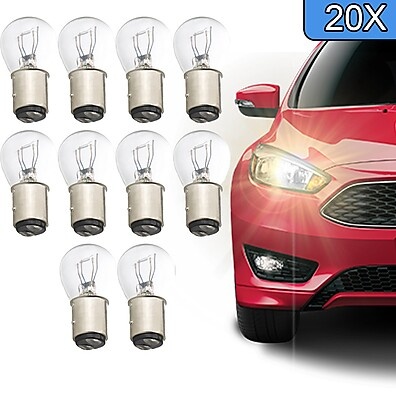 Kit com 20 Lâmpadas P21/5W 12V para Carro – Sinalização Potente