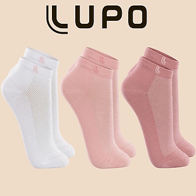 Kit com 3 Pares de Meias Lupo Sport Femininas – Conforto e Estilo