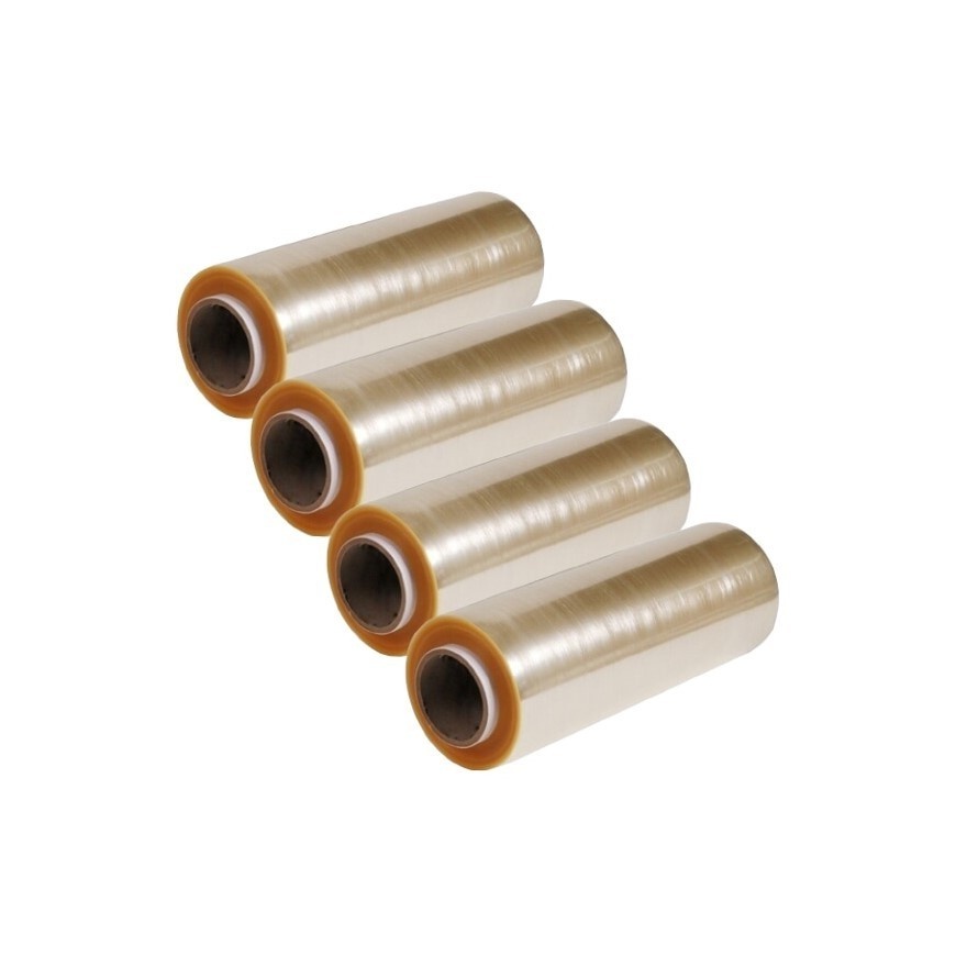 Kit com 4 Rolos de Filme PVC 28cm x 100m - Proteção Total