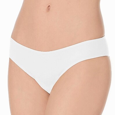 Kit com 5 Calcinhas Tanga Branca de Algodão - A10