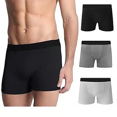 Kit com 5 Cuecas Box Boxer de Algodão Sortidas – Conforto e Qualidade