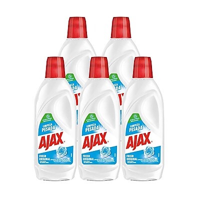 Kit com 5 Limpador Ajax Fresh 500ml: Limpeza Pesada sem Esforço
