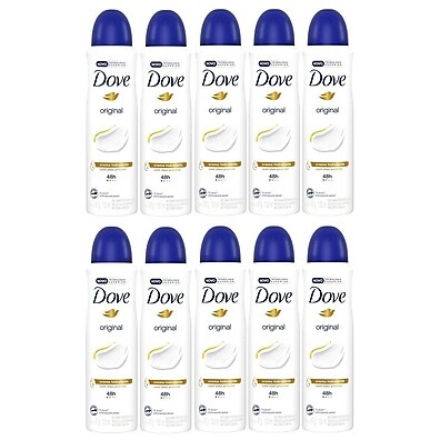 Kit com 9 Desodorantes Dove Aerosol – Hidratação e Proteção por até 48h