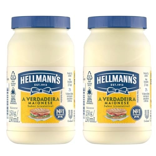 Hellmann´s Maionese Tradicional 250G - KIT COM 2 UNIDADES
